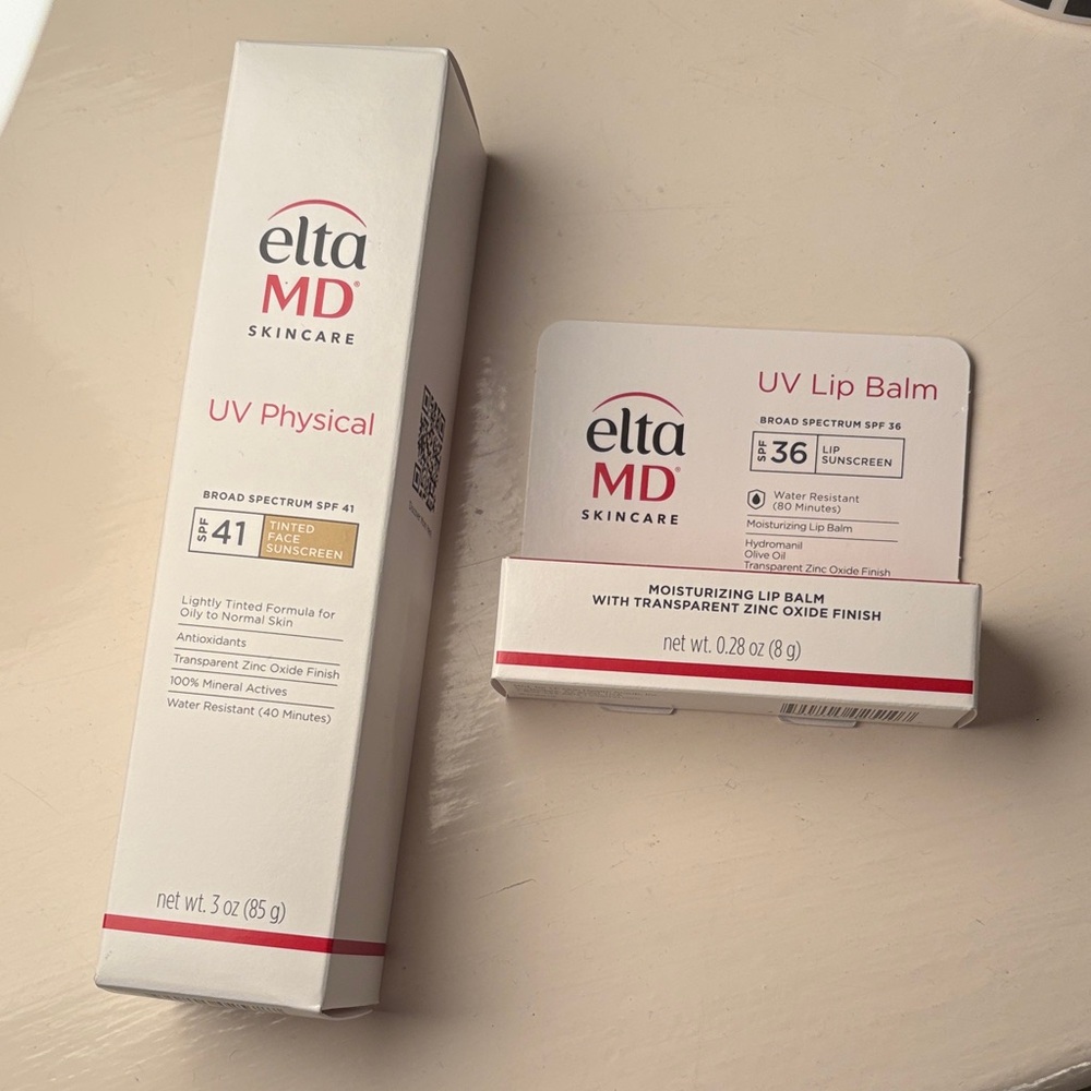 EltaMD Skincare UV Physical and Lip Balm Set - Dermatologist recommended